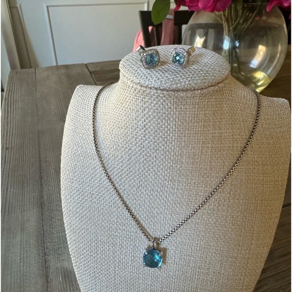 David Yurman Jewelry - * DAVID YURMAN Stud Earrings and necklace *